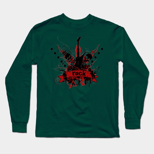 Rock Long Sleeve T-Shirt by Merilinwitch